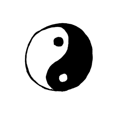 A Ying-Yang symbol of balance